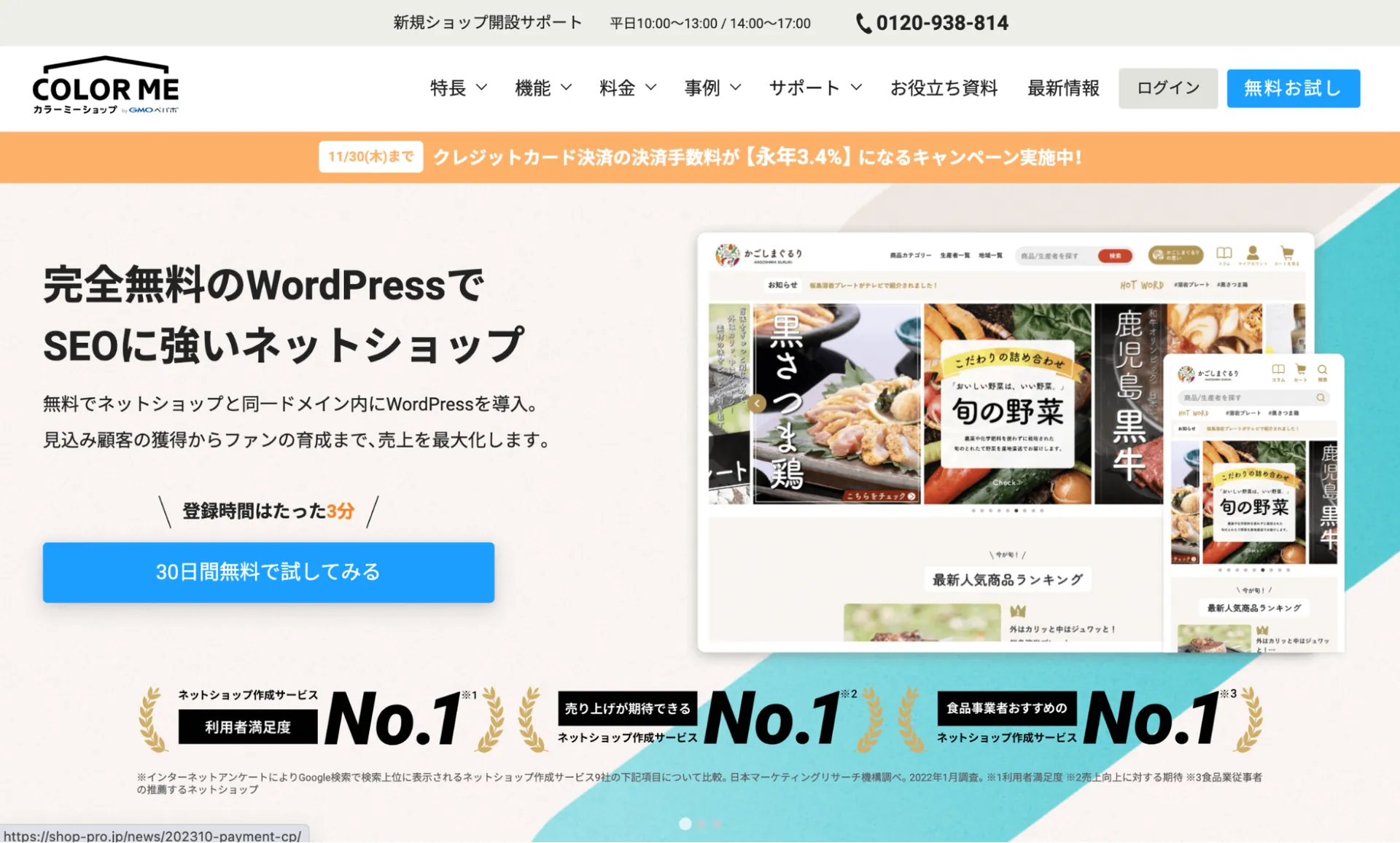 3.カラーミーショップ